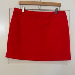 Nike Vibrant Red Women's Mini Skirt prefect for sports or casual wear